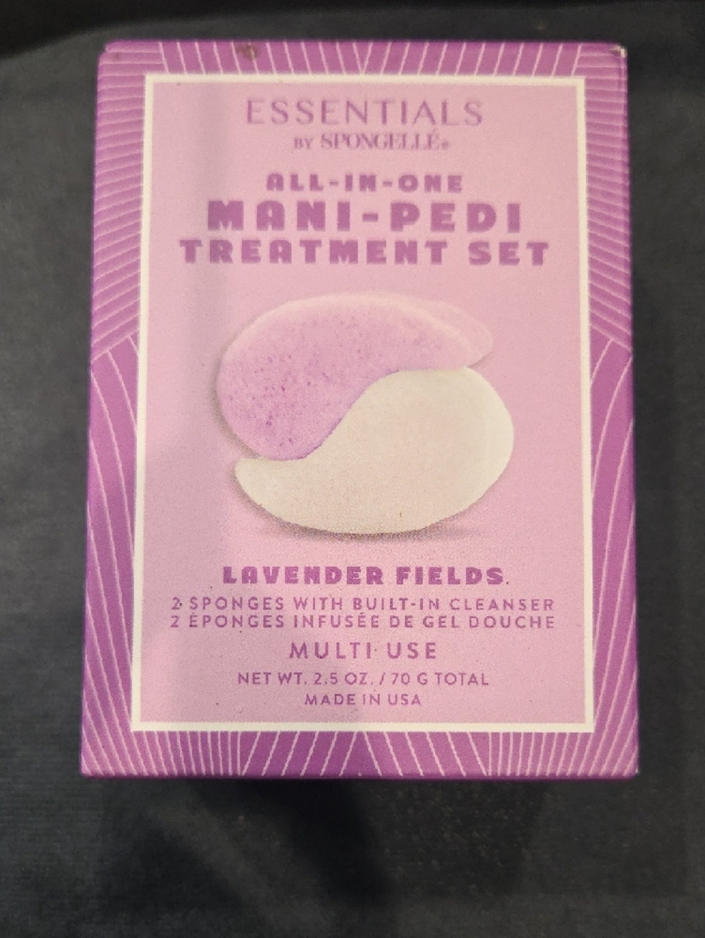 Spongelle Essentials Lavender Fields Mani/Pedi Buffer - Picture 8 of 9
